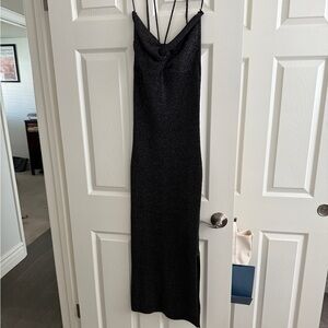 Miou Muse Black Maxi Dress